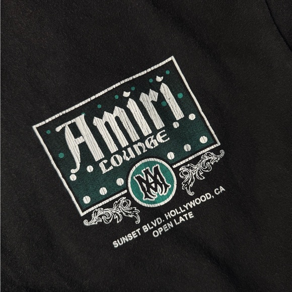 AMIRI Black and Green Graphic Tee - Picture 6 of 6
